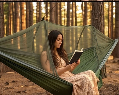 Automatische Camping-Hängematte mit Moskitonetz aus Nylon für 1–2 Personen review