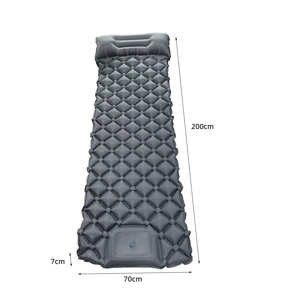 Selbstaufblasende Campingmatte mit Fußpumpe – Ultraleichte Isomatte für Outdoor, Zelt & Trekking