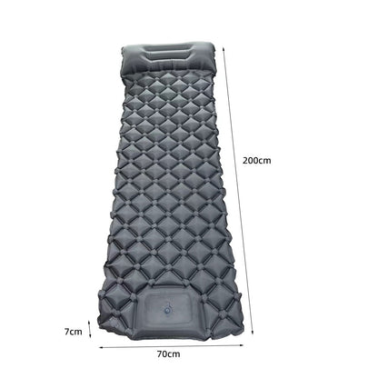 Selbstaufblasende Campingmatte mit Fußpumpe – Ultraleichte Isomatte für Outdoor, Zelt & Trekking