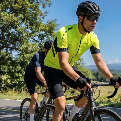 Herren Kurzarm Fahrradtrikot – Atmungsaktives Radtrikot für Rennrad & Mountainbike
