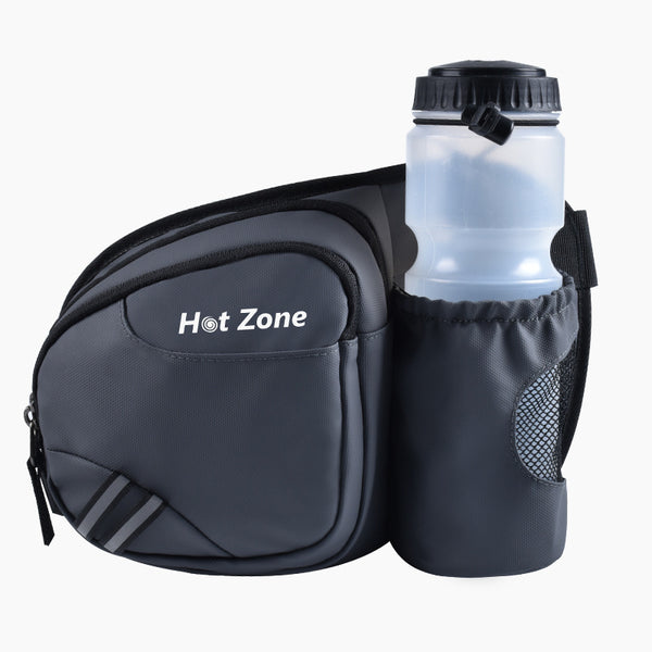 Outdoor Hüfttasche mit Flaschenhalter – Wasserdicht, Leicht & Großes Fassungsvermögen