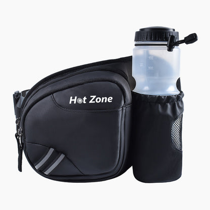 Outdoor Hüfttasche mit Flaschenhalter – Wasserdicht, Leicht & Großes Fassungsvermögen