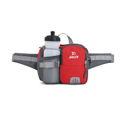 Outdoor Bauchtasche mit Trinkflaschenhalter – Wasserdichte Lauf- & Wandergürteltasche für Handy, Fitness und Reisen
