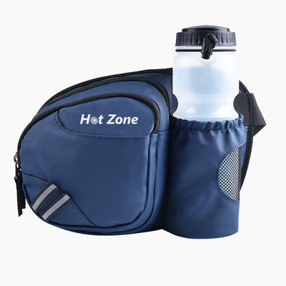 Outdoor Hüfttasche mit Flaschenhalter – Wasserdicht, Leicht & Großes Fassungsvermögen