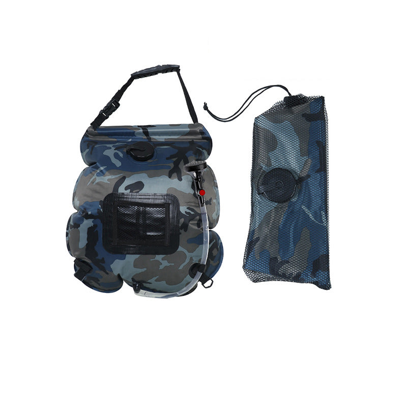 20L Solar-Duschsack für Camping – Tragbare Outdoor-Dusche mit Wasserspeicher für Reisen, Wandern & Camping