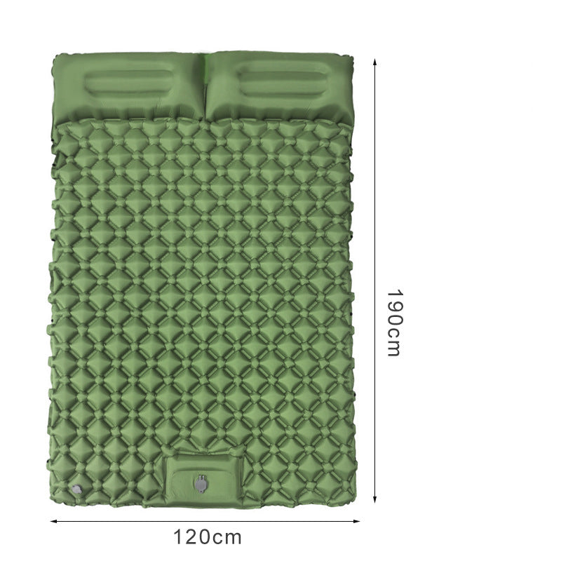 Selbstaufblasende Campingmatte mit Fußpumpe – Ultraleichte Isomatte für Outdoor, Zelt & Trekking