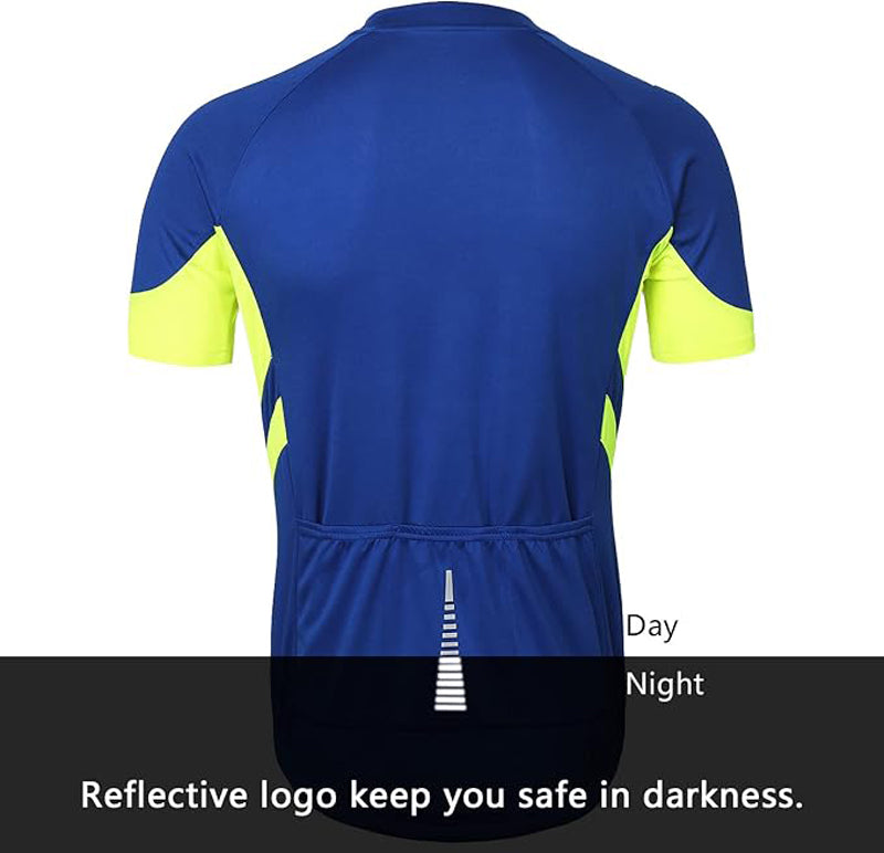 Herren Kurzarm Fahrradtrikot – Atmungsaktives Radtrikot für Rennrad & Mountainbike