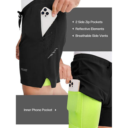 Gepolsterte Herren-Radhose im Loose-Fit-Schnitt (geeignet für Mountainbiking)