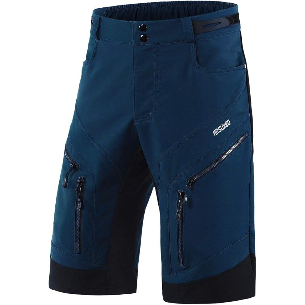 Herren Mountainbike-Shorts – Wasserabweisende Radhose mit gepolsterter Innenhose