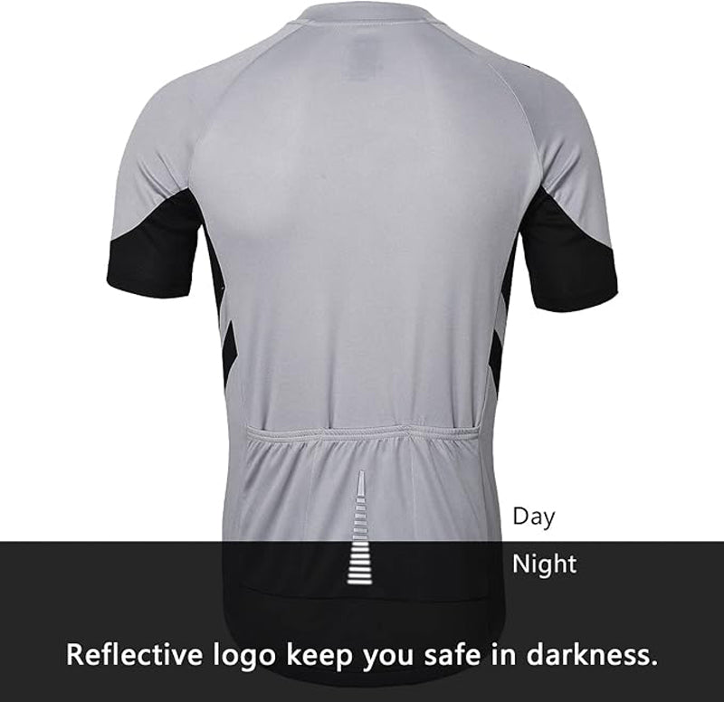 Herren Kurzarm Fahrradtrikot – Atmungsaktives Radtrikot für Rennrad & Mountainbike