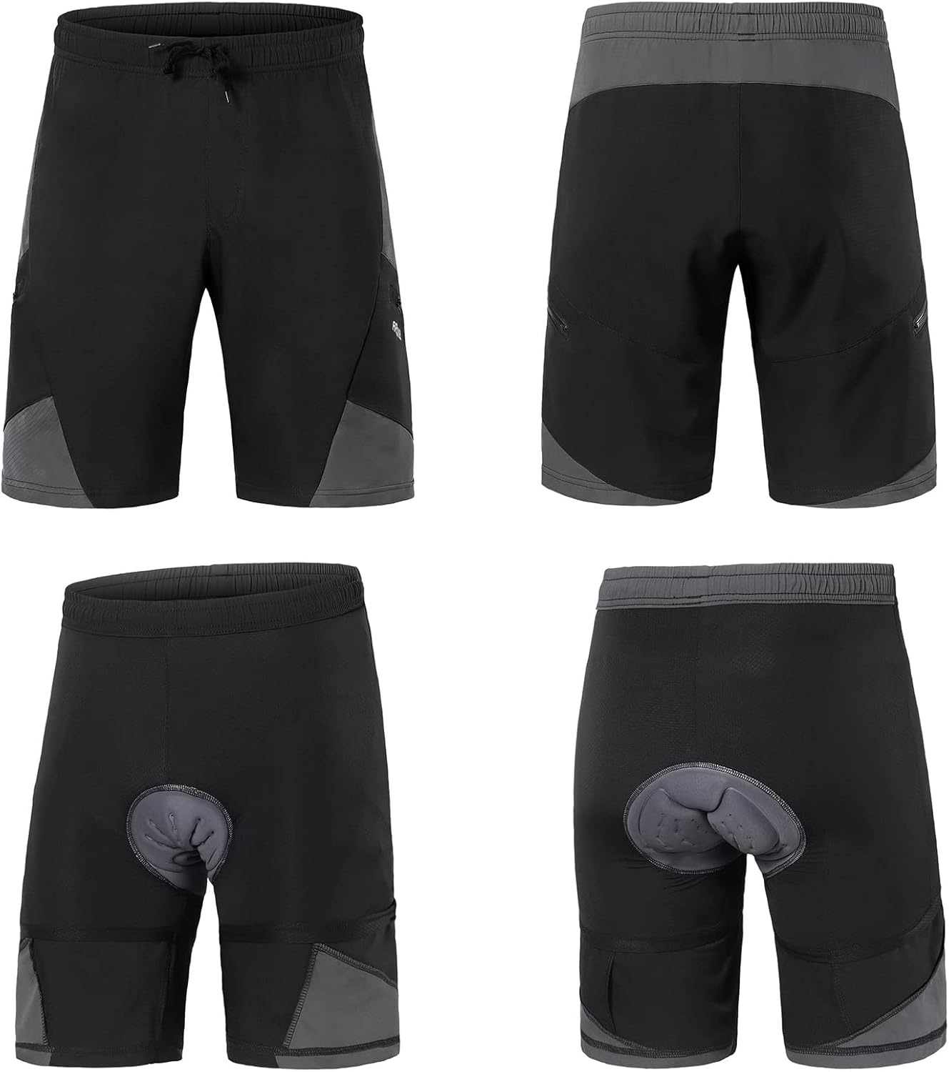 Herren-Mountainbike-Shorts (MTB-Shorts) mit gepolsterter Innenhose – locker geschnitten, leicht