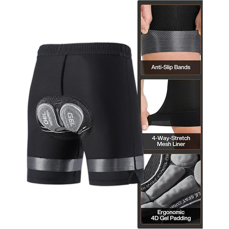 Gepolsterte Herren-Radhose im Loose-Fit-Schnitt (geeignet für Mountainbiking)