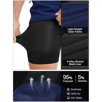 Gepolsterte Herren-Radhose im Loose-Fit-Schnitt (geeignet für Mountainbiking)