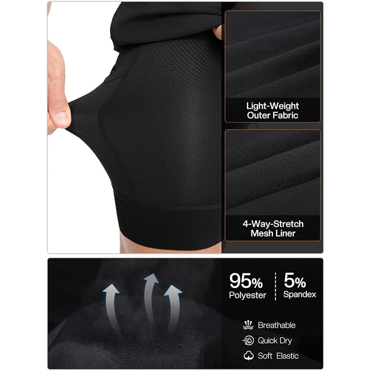 Gepolsterte Herren-Radhose im Loose-Fit-Schnitt (geeignet für Mountainbiking)
