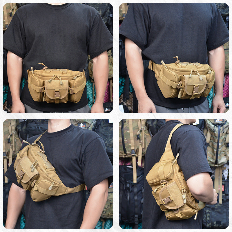 Wasserdichte Outdoor Brusttasche | Taktische Camouflage Tasche