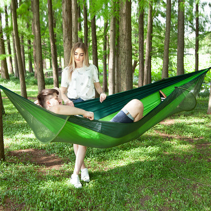 Automatische Camping-Hängematte mit Moskitonetz  aus Nylon für 1–2 Personen