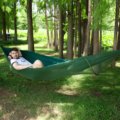 Automatische Camping-Hängematte mit Moskitonetz  aus Nylon für 1–2 Personen