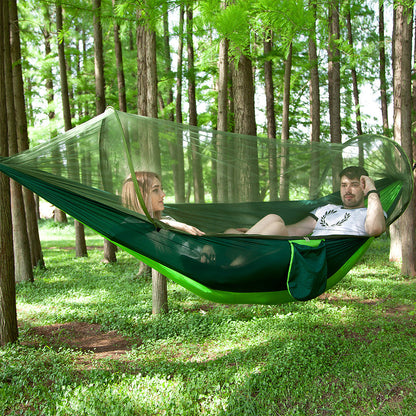 Automatische Camping-Hängematte mit Moskitonetz  aus Nylon für 1–2 Personen