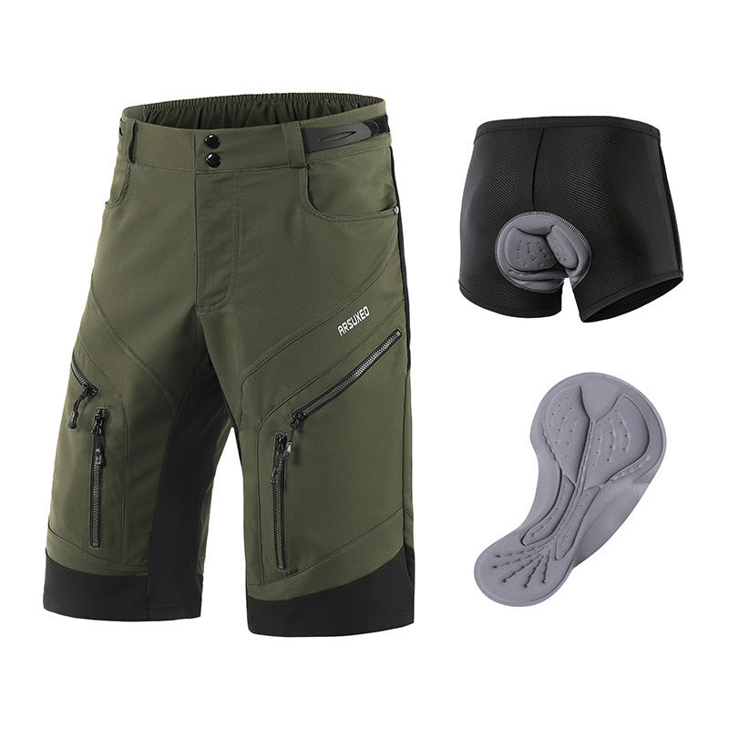 Herren Mountainbike-Shorts – Wasserabweisende Radhose mit gepolsterter Innenhose