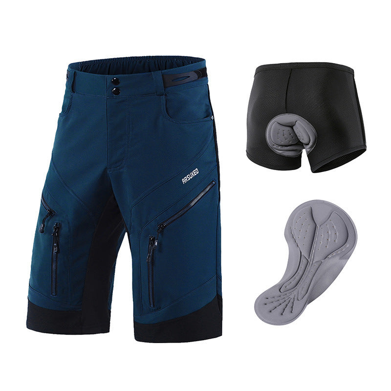 Herren Mountainbike-Shorts – Wasserabweisende Radhose mit gepolsterter Innenhose