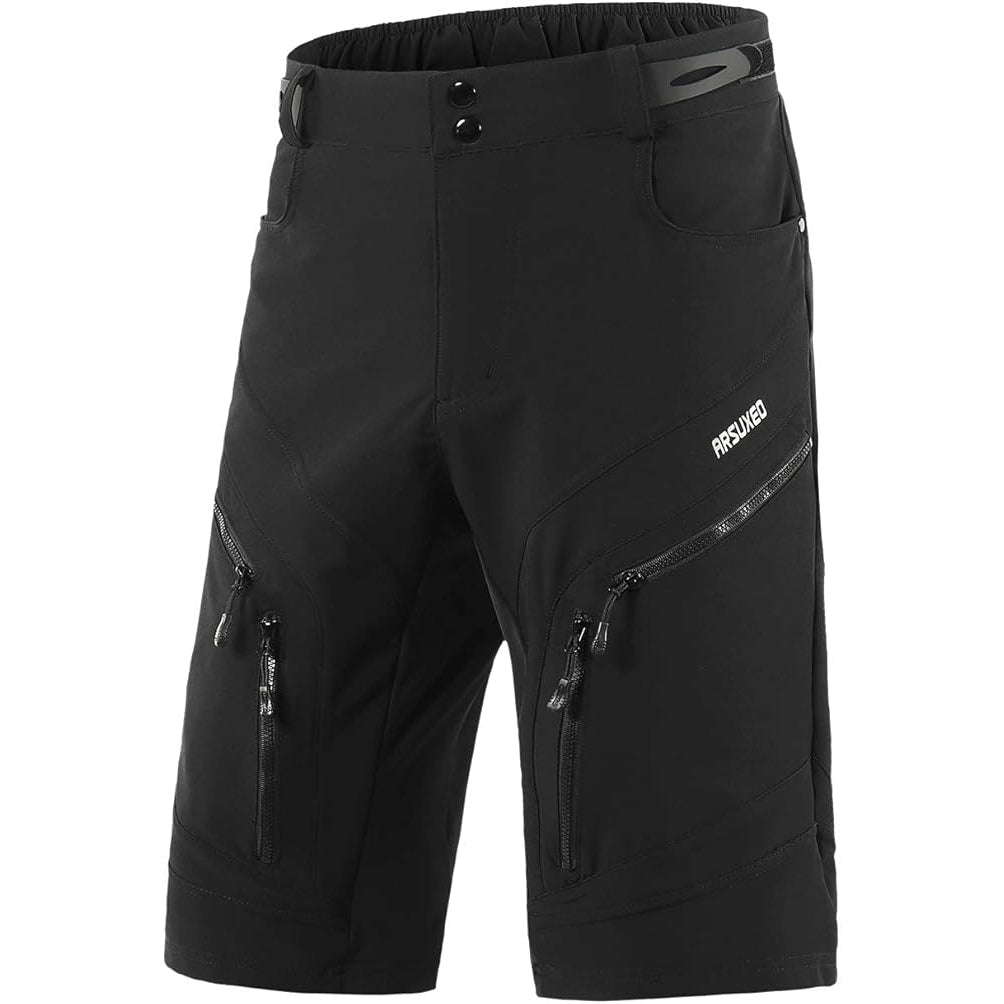 Herren Mountainbike-Shorts – Wasserabweisende Radhose mit gepolsterter Innenhose