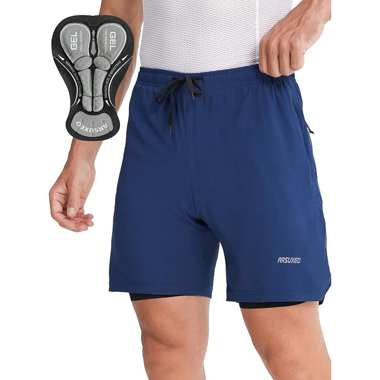 Gepolsterte Herren-Radhose im Loose-Fit-Schnitt (geeignet für Mountainbiking)