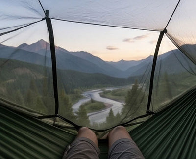 Automatische Camping-Hängematte mit Moskitonetz  aus Nylon für 1–2 Personen review