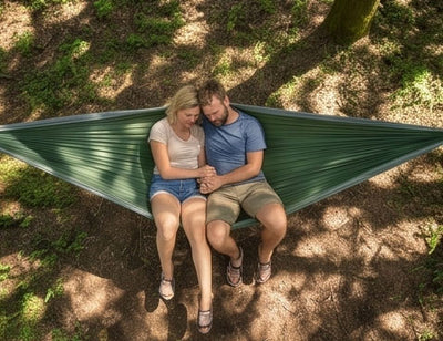Automatische Camping-Hängematte mit Moskitonetz  aus Nylon für 1–2 Personen review