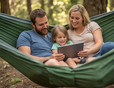 Automatische Camping-Hängematte mit Moskitonetz  aus Nylon für 1–2 Personen review
