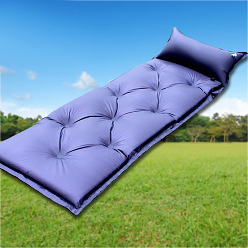Selbstaufblasende Campingmatte mit Kissen | Verbindbare Isomatte für Outdoor & Trekking