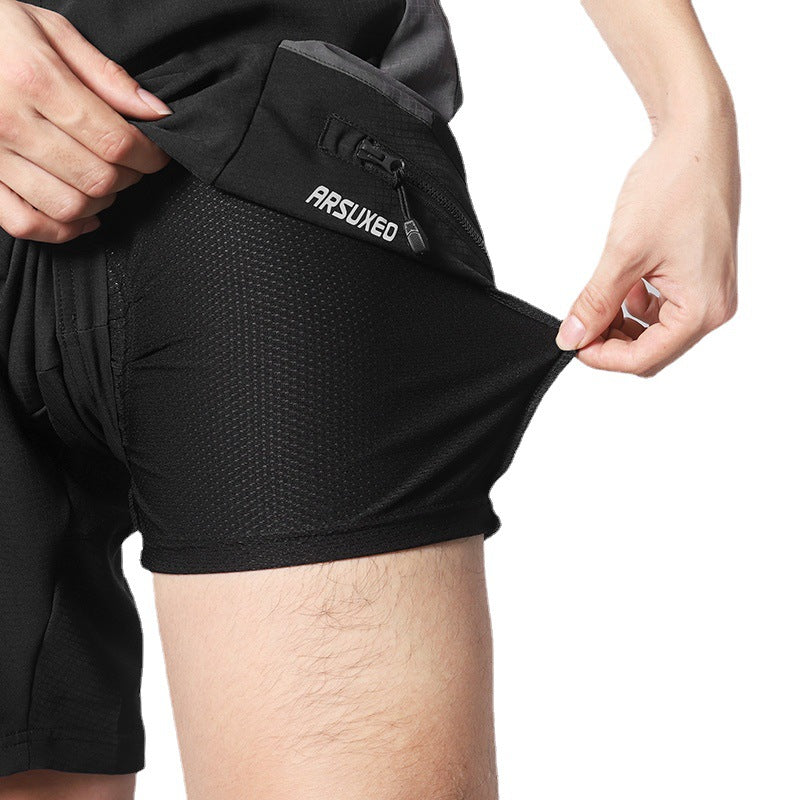 Herren-Mountainbike-Shorts (MTB-Shorts) mit gepolsterter Innenhose – locker geschnitten, leicht