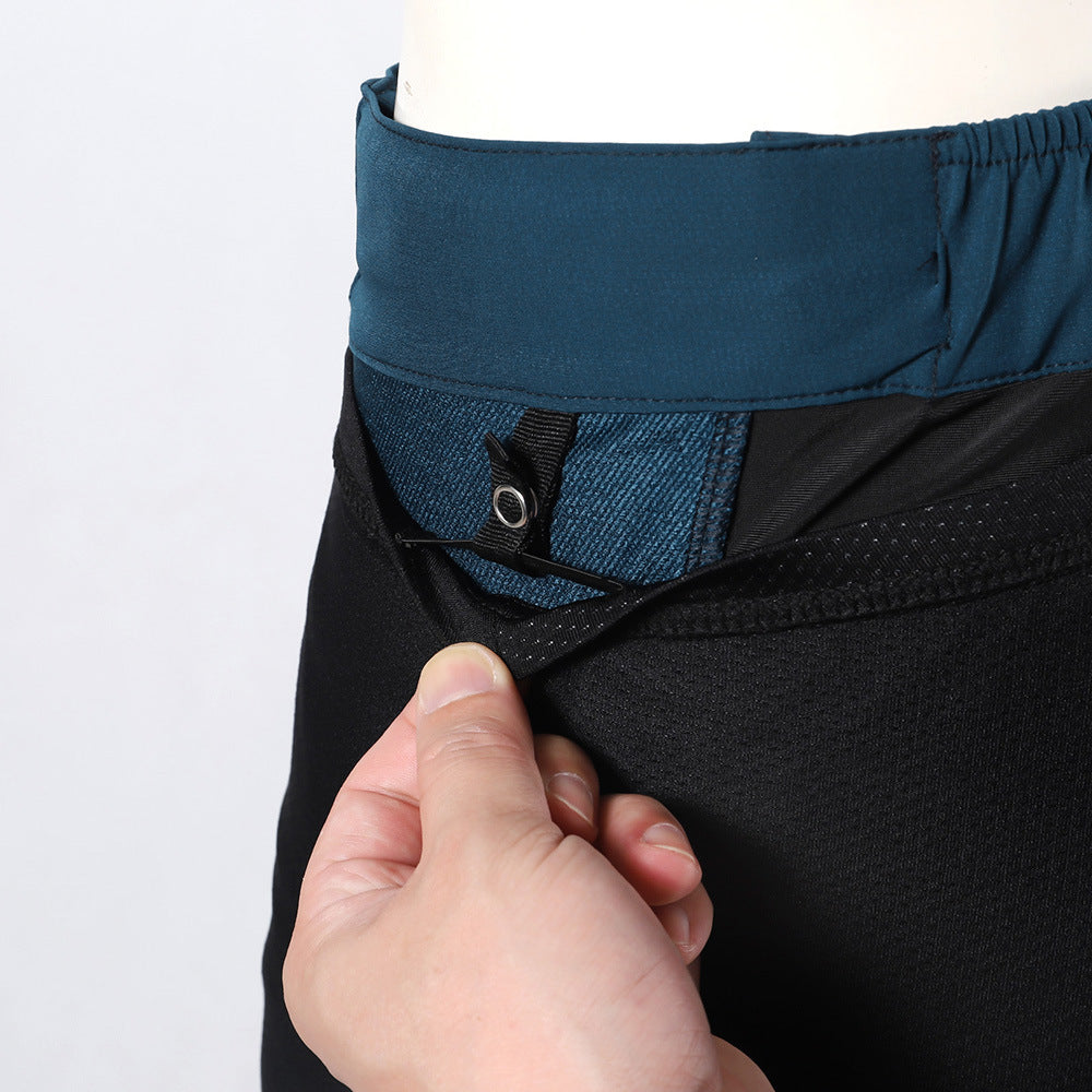 Herren Mountainbike-Shorts – Wasserabweisende Radhose mit gepolsterter Innenhose