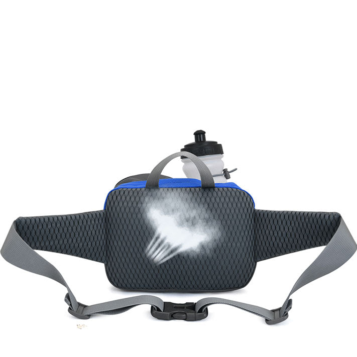 Outdoor Bauchtasche mit Trinkflaschenhalter – Wasserdichte Lauf- & Wandergürteltasche für Handy, Fitness und Reisen