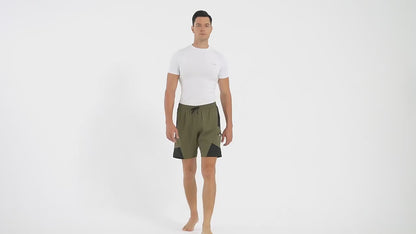 Herren-Mountainbike-Shorts (MTB-Shorts) mit gepolsterter Innenhose – locker geschnitten, leicht